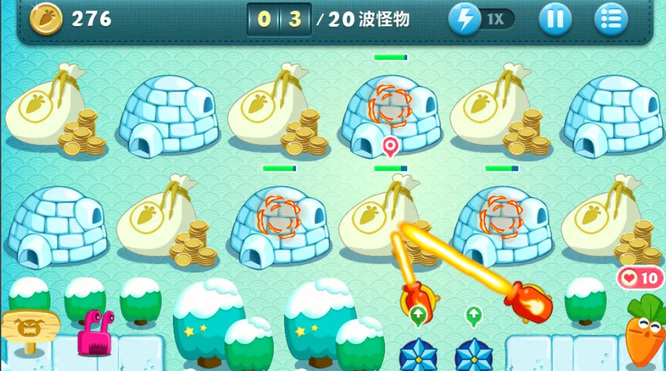 保卫萝卜1冬季第6关怎么过 保卫萝卜1冬季第6关攻略分享