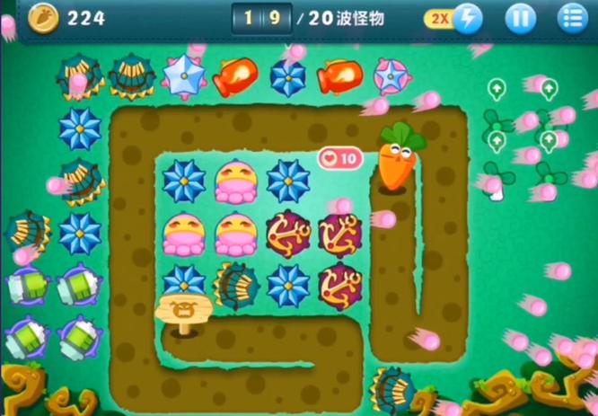保卫萝卜1挑战19关怎么过 攻略保卫萝卜手游轻松通过19关