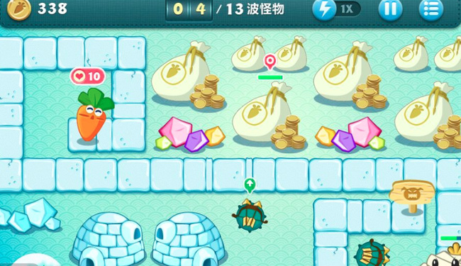 保卫萝卜冬季第17关怎么过 保卫萝卜冬季17关攻略