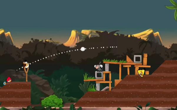 愤怒的小鸟发射的是什么