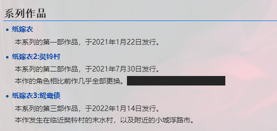 纸嫁衣游玩顺序是怎样的