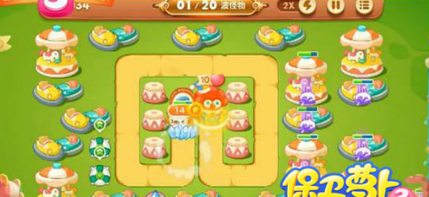 保卫萝卜3游乐场6关怎么过