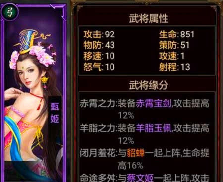 三国群英传7甄宓什么时候出