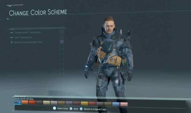 死亡搁浅服装颜色怎么解锁