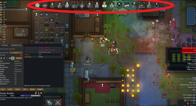 环世界一般养多少个小人