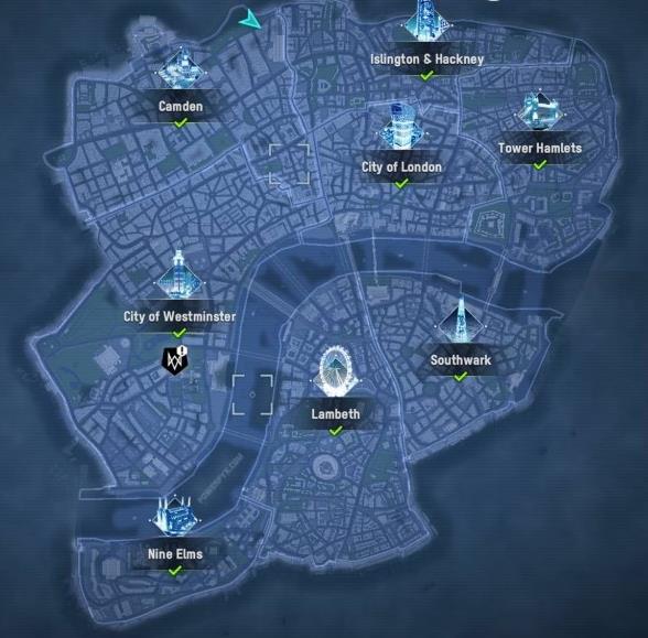 看门狗军团的地图有多大