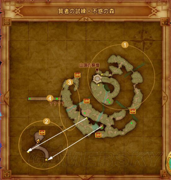 贤者试炼地区的宝箱怪分布在哪里