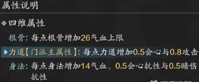 天涯明月刀手游从龙加什么属性