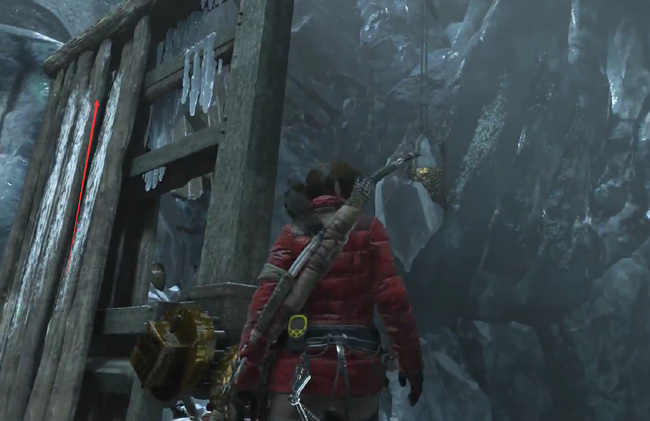 古墓丽影：崛起冰墙怎么上去