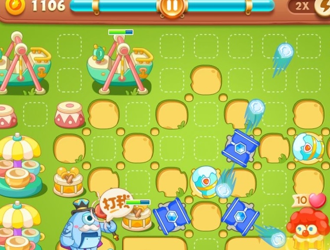 保卫萝卜3游乐场第10关怎么过 保卫萝卜3手游第10关攻略分享