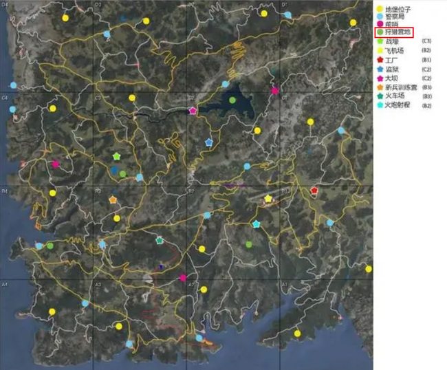 人渣地图上绿色的圈是什么