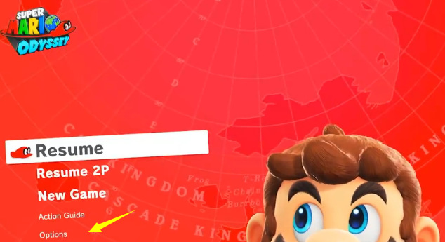 马里奥奥德赛怎么调中文