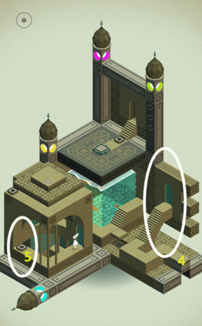 纪念碑谷第八关怎么玩儿的 纪念碑谷第八关顺利通关攻略