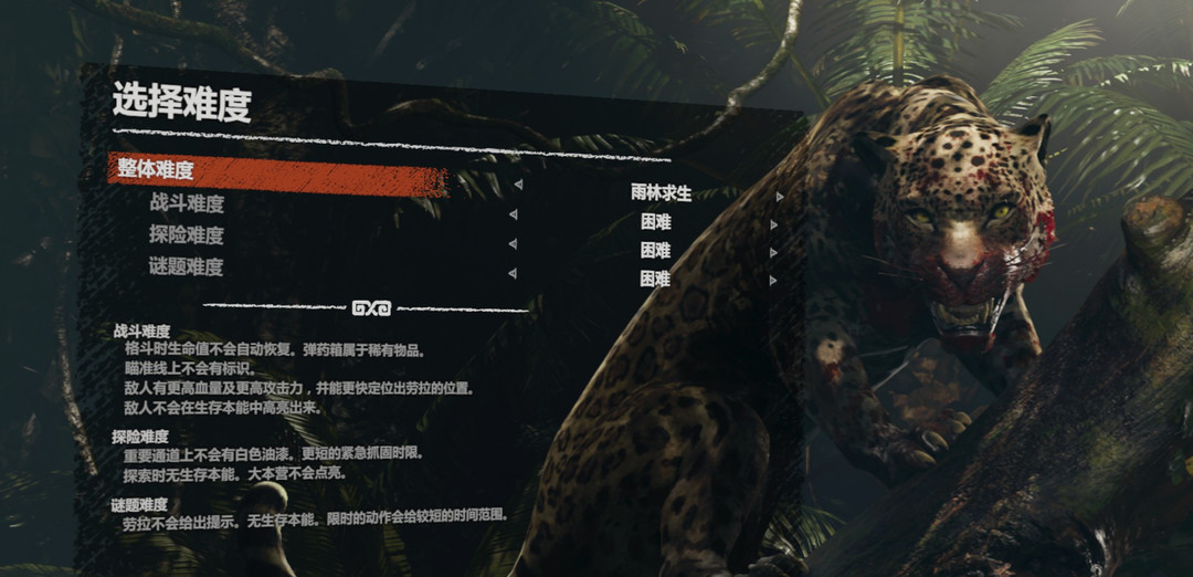 古墓丽影：暗影难度推荐有哪些