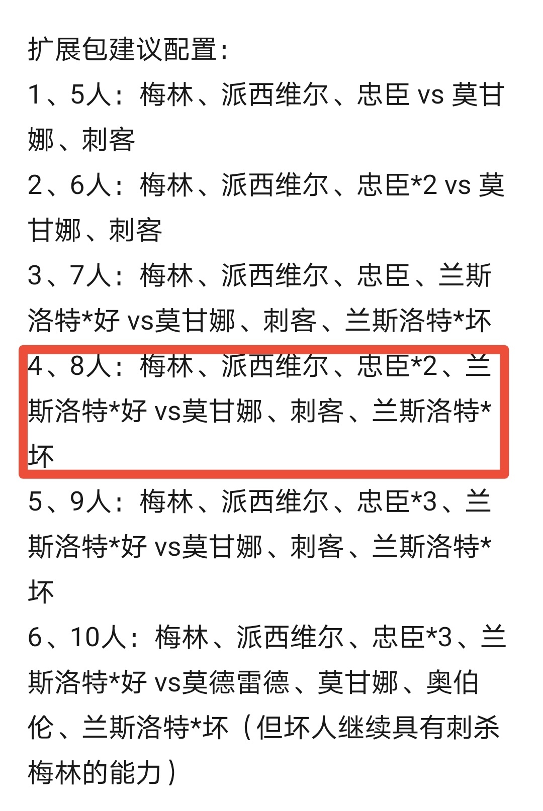 阿瓦隆8人局配置任务人数是多少 阿瓦隆手游配置8人局任务人数是多少