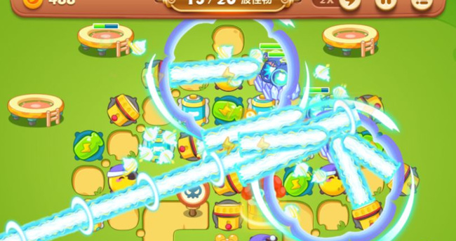 保卫萝卜3游乐场第43关怎么过 萝卜3游乐场第43关攻略