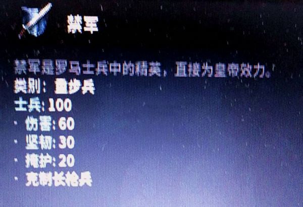 兵种-禁军有哪些特性