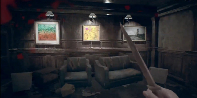 生化危机7三幅画怎么转