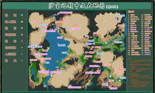 重装机兵沙尘之锁战车位置在哪