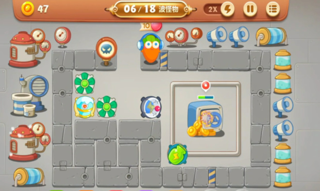 保卫萝卜3工厂第37关怎么过 如何通过保卫萝卜3工厂第37关