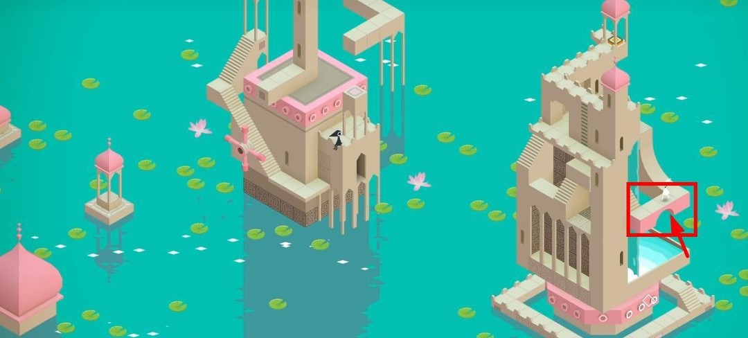 纪念碑谷水宫怎么过 纪念碑谷水宫攻略