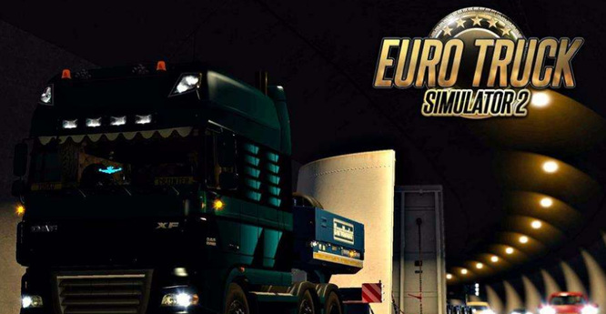 欧洲卡车模拟2怎么开灯光