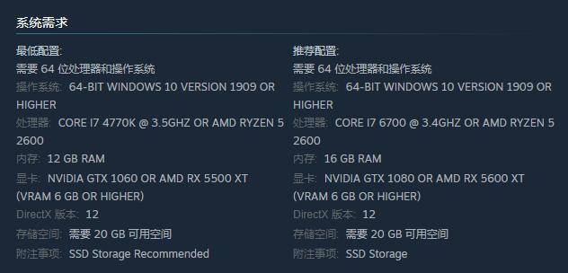 幽灵线东京配置要求高吗