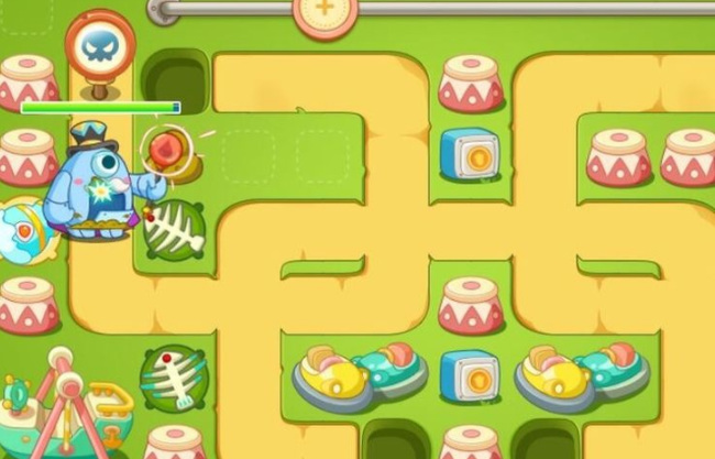 保卫萝卜3游乐场20关怎么过