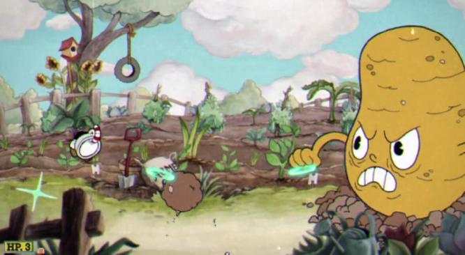 茶杯头大冒险植物恐慌怎么打