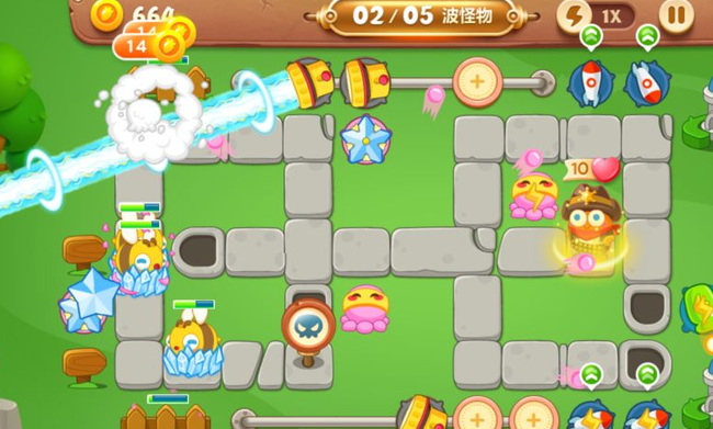 保卫萝卜3公园第35关怎么过 保卫萝卜3公园第35关攻略